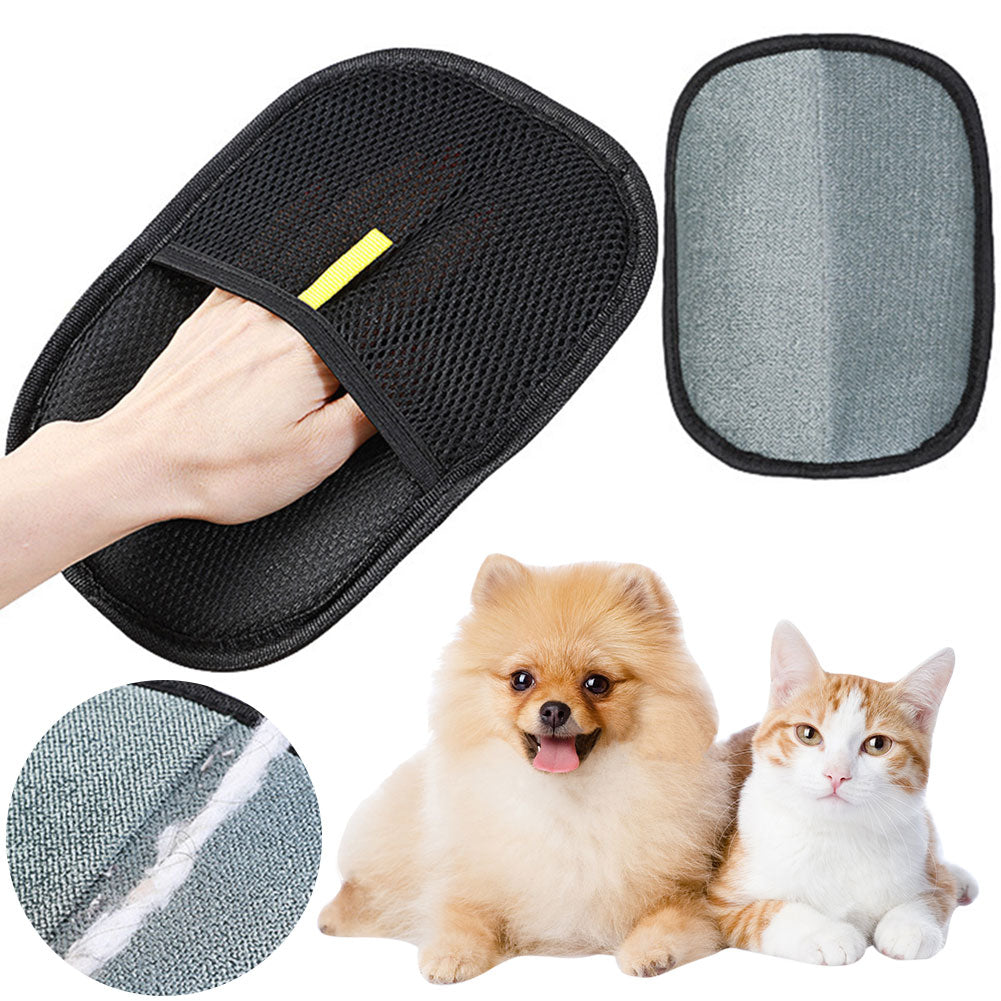 Pet Hair Remover Glove — Gentle Grooming for Dogs & Cats